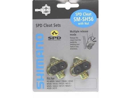 Shimano 41S 9809 SH56 MTB SPD Multi Release Cleats click to zoom image