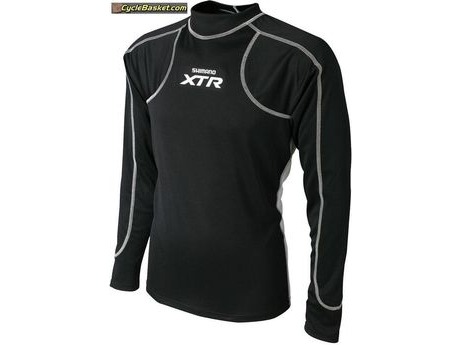 Shimano XTR Long Sleeve Jersey Black. click to zoom image