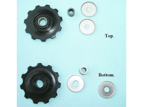 Shimano 5XH 9812 RD-5700 Tension & Guide Pulley Set click to zoom image