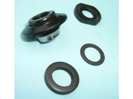 Shimano 2SW 9804 HB-M525-A left hand lock nut unit. click to zoom image
