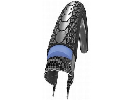 Schwalbe SCH11100767 Schwalbe Marathon Plus Wired Tyre With Smartguard Reflective Sidewall 700x28c. click to zoom image